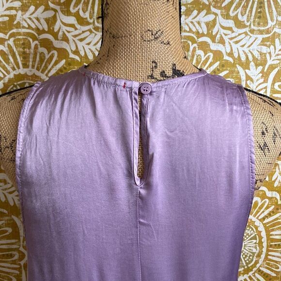 STARK X Stunning Sleeveless Satin Tulip Maxi Dress in Lavender Purple size XS - Picture 10 of 13